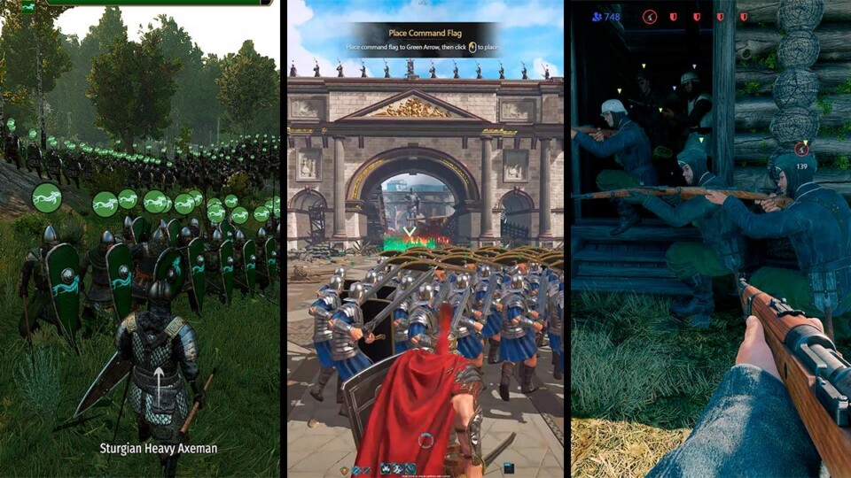 Games Where You Can Lead an Army and Fight Alongside It