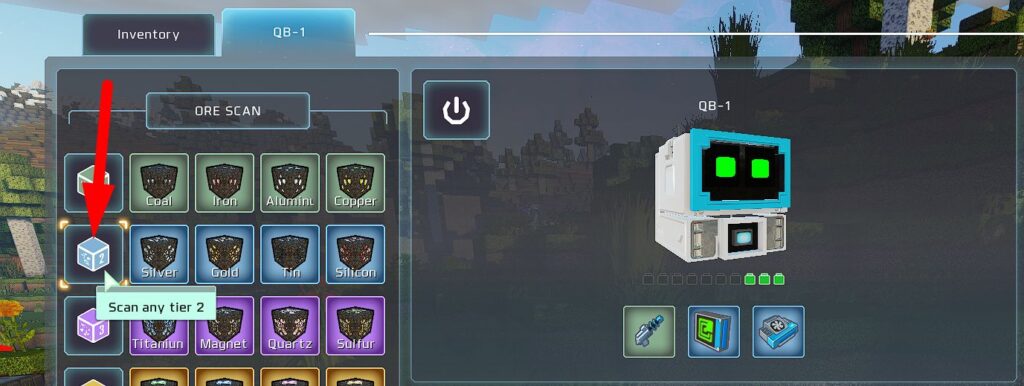 the “Scan any Tier 2” button