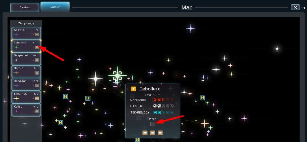 Galaxy Map