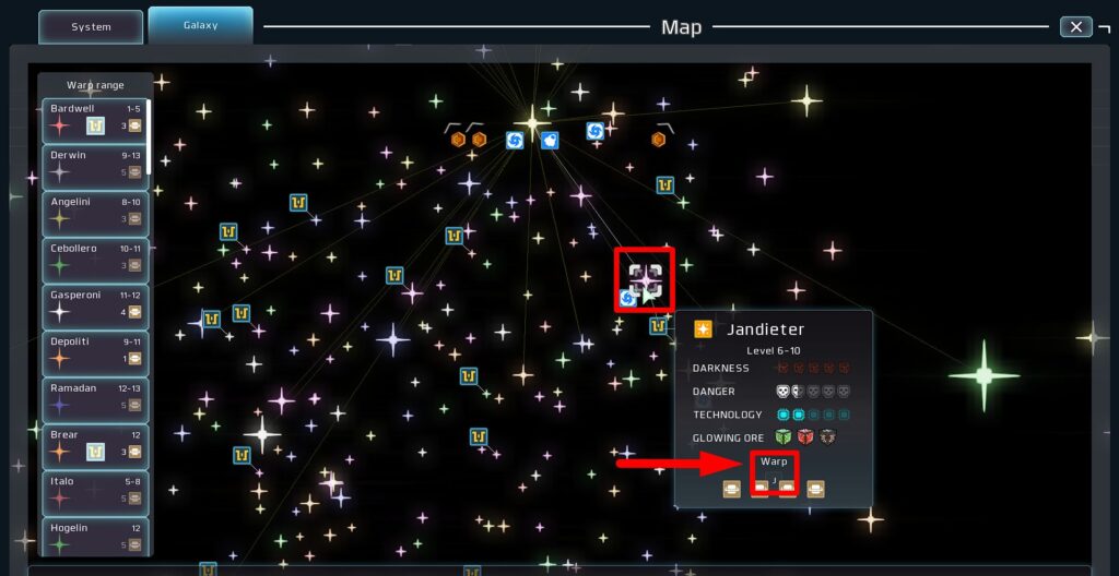 galaxy map