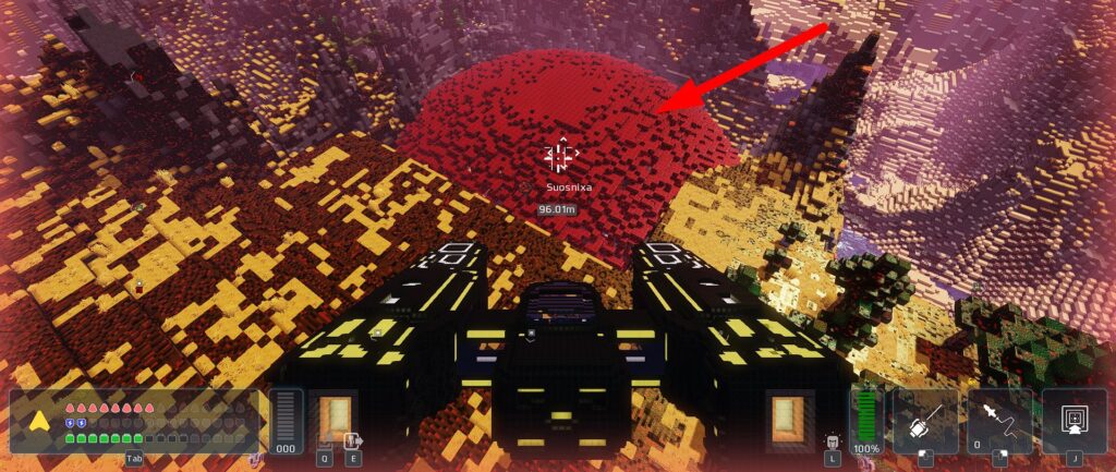 Corrupted structure