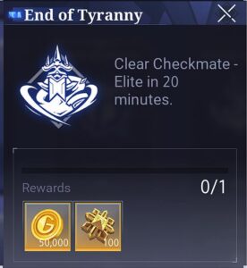 Achievement example