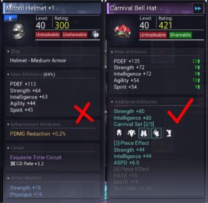 equipment sets